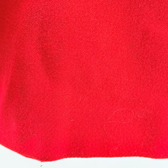 Vintage Pendleton Wool Womens Red Double Breasted Coat Jacket Sz ? Preppy *read* - Picture 13 of 16